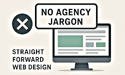 Icon representing simple communication with no jargon